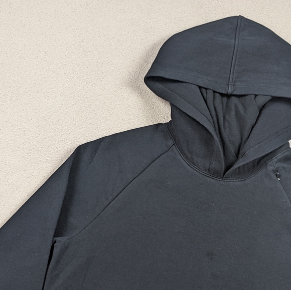 BR Standard Banana Republic Hoodie Sweatshirt Black Pullover Women's Sz Small - Picture 3 of 16